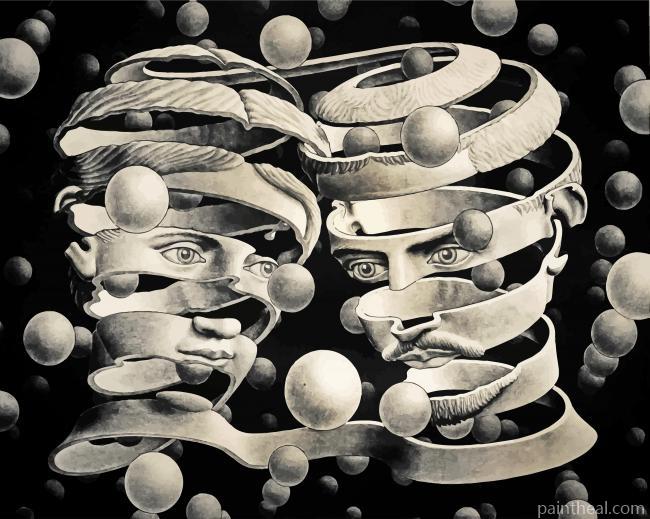 Maurits Cornelis Escher Art Painting By Numbers Kits