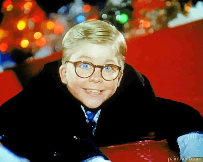 Ralphie From Christmas Story Painting By Numbers Kits