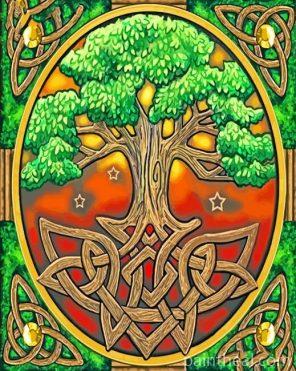 Celtic Tree Of Life Painting By Numbers Kits