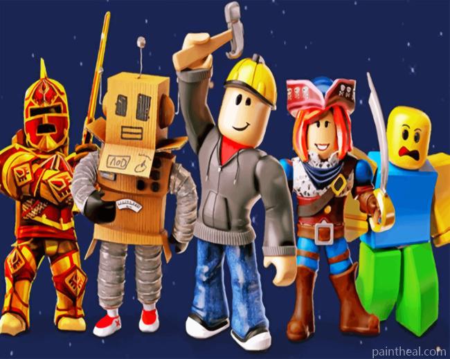 Roblox Game Painting By Numbers Kits