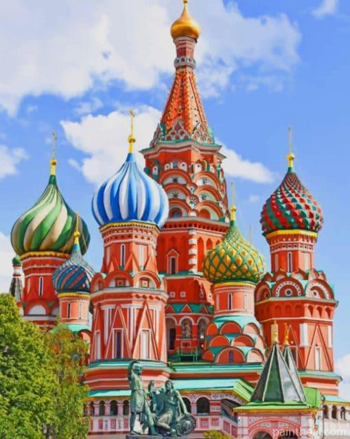 St Basils Cathedral – Landmarks 5D Diamond Painting Painting By Numbers Kits