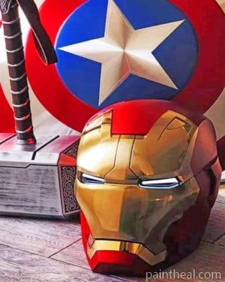 Aesthetic Iron Man – 5D Diamond Painting Painting By Numbers Kits