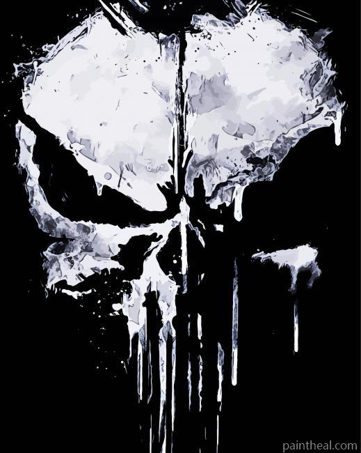 The Punisher Painting By Numbers Kits