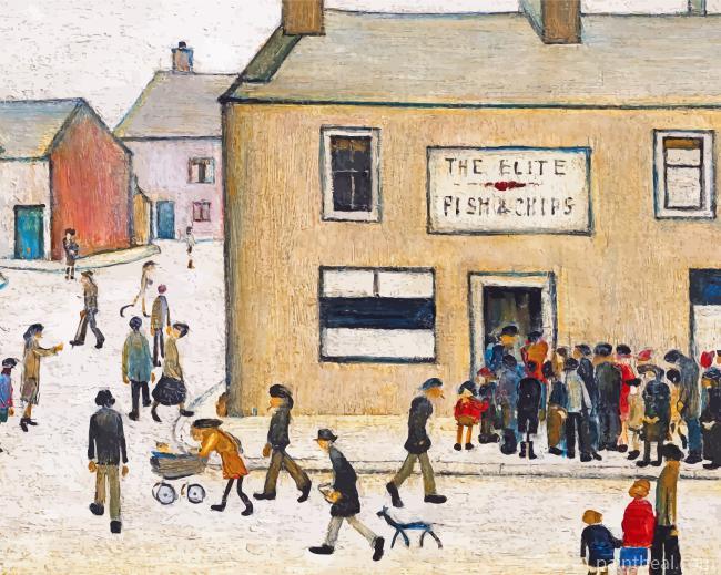 Aesthetic L S Lowry Painting By Numbers Kits