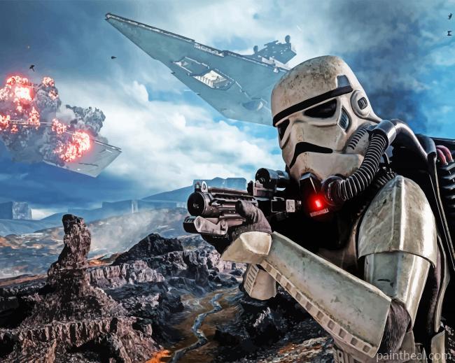 Stormtrooper Star Wars Painting By Numbers Kits