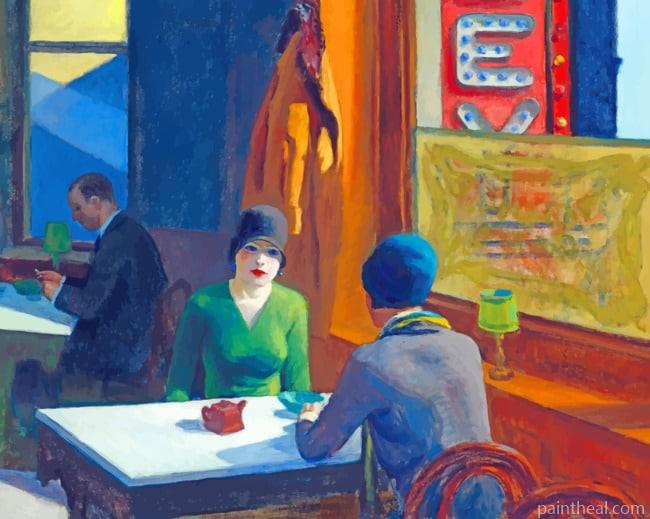 Edward Hopper Chop Suey Painting By Numbers Kits