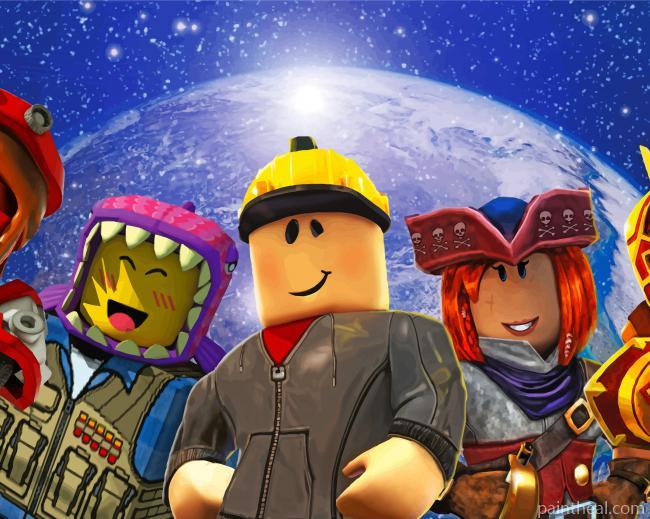 Roblox Gaming Painting By Numbers Kits