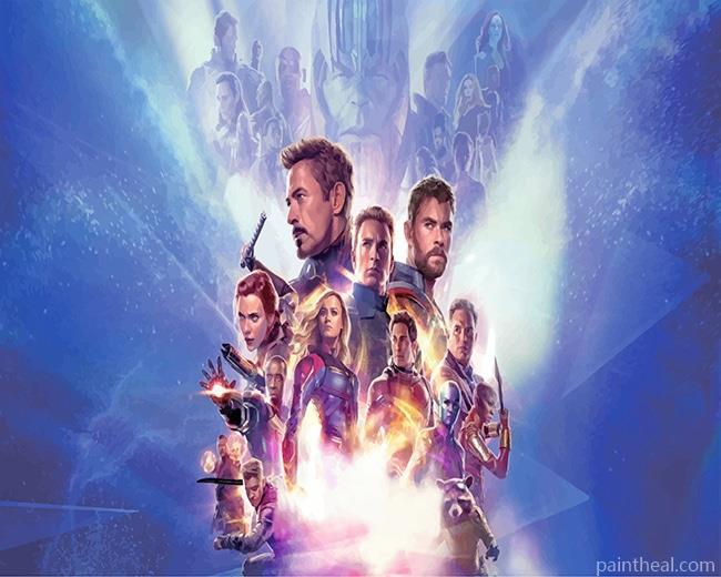 Avengers Endgame Painting By Numbers Kits