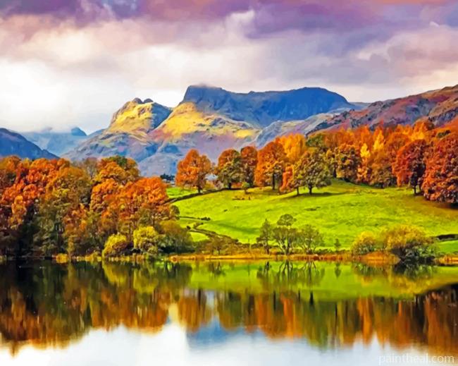 Autumn Lake District Painting By Numbers Kits