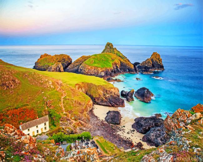 Cottages Cornwall Painting By Numbers Kits