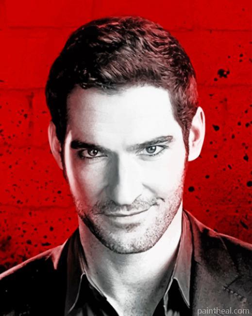 Lucifer Morningstar Smiling Painting By Numbers Kits