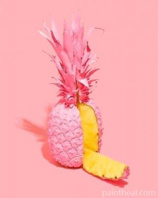 Pink Pineapple Painting By Numbers Kits