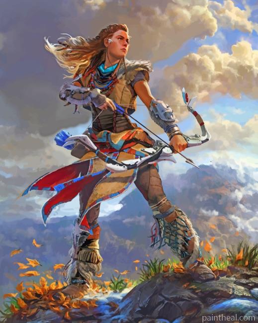 Powerful Aloy Painting By Numbers Kits