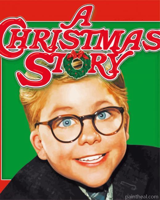 A Christmas Story Painting By Numbers Kits