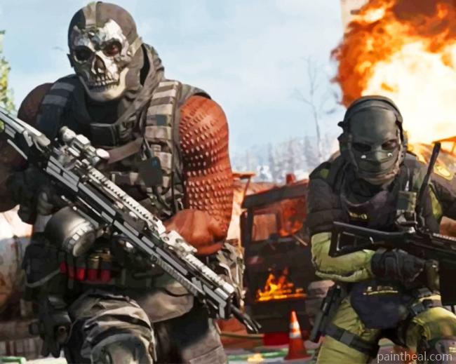 Call Of Duty Warzone Painting By Numbers Kits