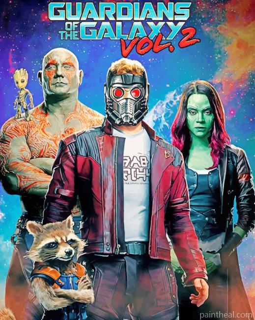 Marvel Guardians Of The Galaxy Painting By Numbers Kits