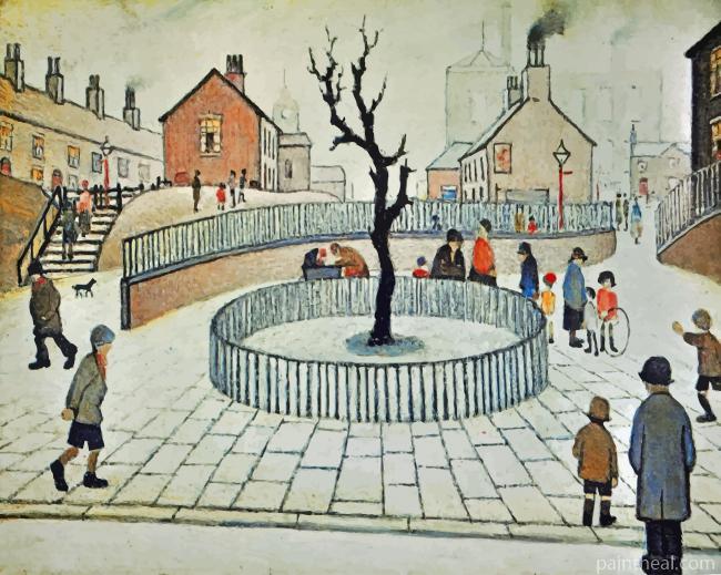 The Tree L S Lowry Painting By Numbers Kits