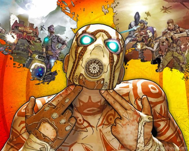 Borderlands Video Game Painting By Numbers Kits