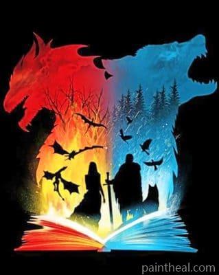 Fire And Ice – 5D Diamond Paintings Painting By Numbers Kits