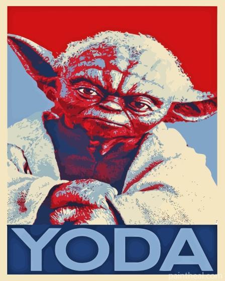 Yoda Poster Painting By Numbers Kits