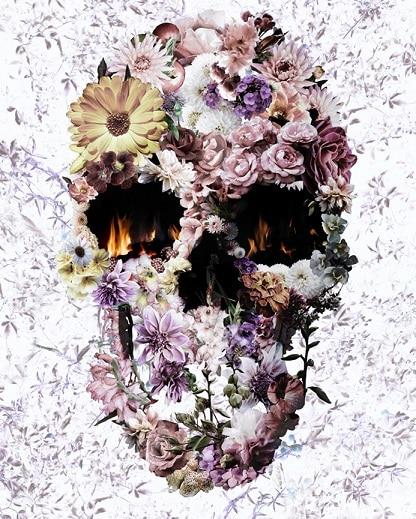 Floral Upland Skull Painting By Numbers Kits