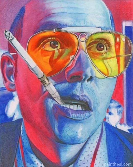 Fear And Loathing In Las Vegas Painting By Numbers Kits