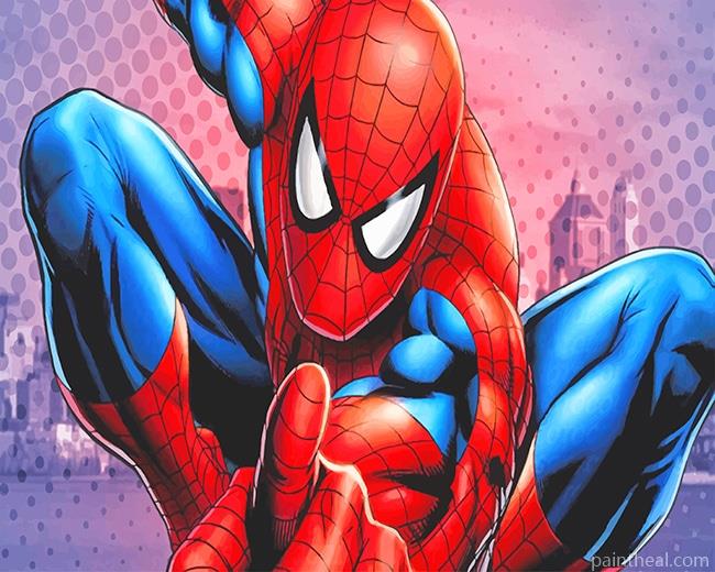 Spider Man Hi-Res Painting By Numbers Kits