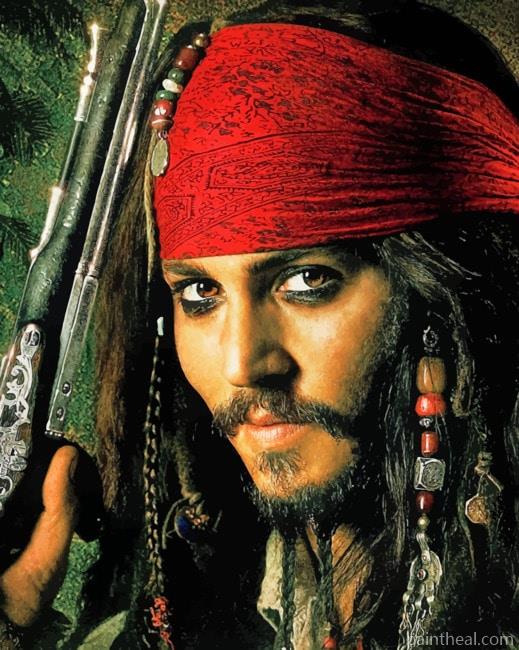 Jack Sparrow Painting By Numbers Kits