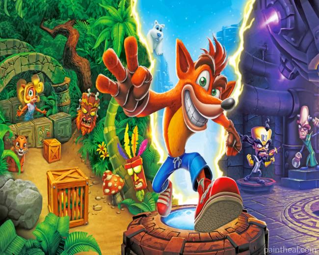 Crash Bandicoot N. Sane Trilogy Painting By Numbers Kits