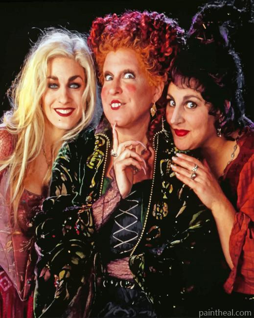 Hocus Pocus Disney Movie Painting By Numbers Kits