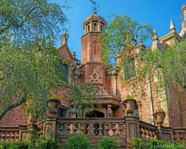 Haunted Mansion Magic Kingdom Painting By Numbers Kits