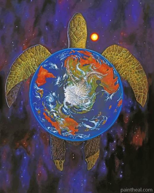 Discworld Turtle Painting By Numbers Kits