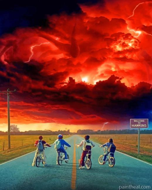 Stranger Things Painting By Numbers Kits