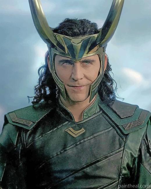 Tom Hiddleston Loki Painting By Numbers Kits