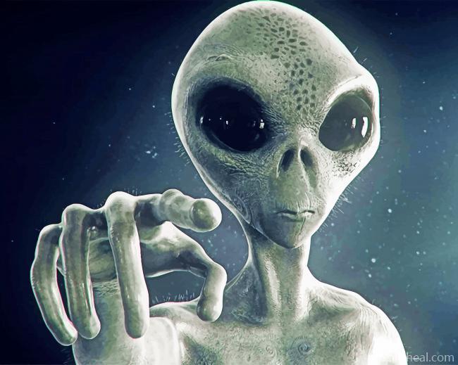 Alien Painting By Numbers Kits