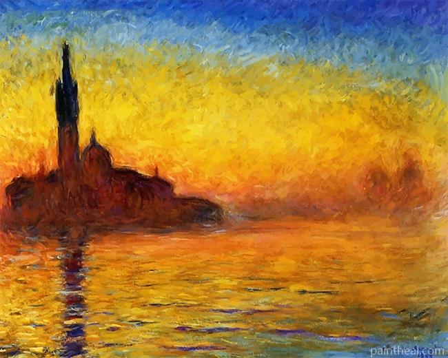 Claude Monet Twilight Venice Painting By Numbers Kits