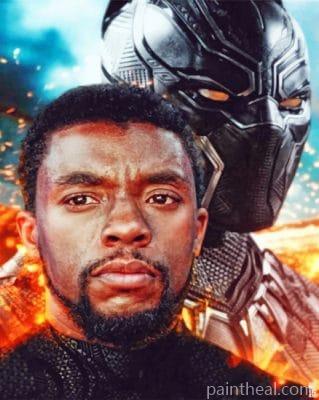 Black Panther Background Painting By Numbers Kits