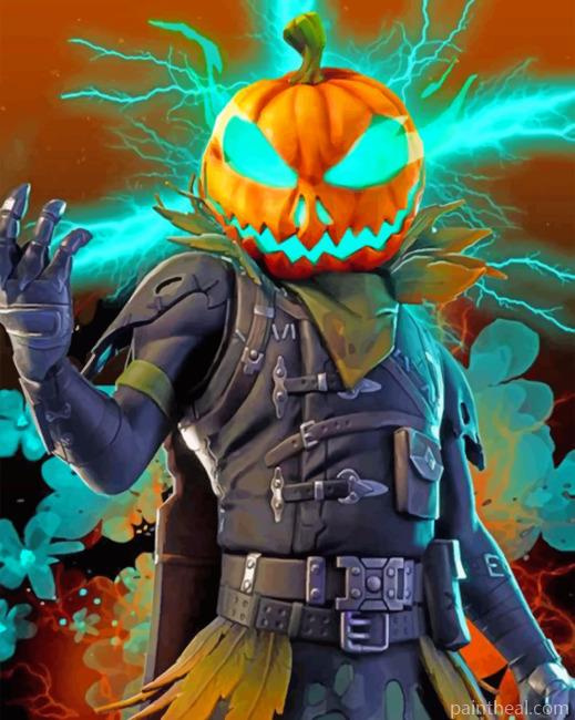 Fortnite Pumpkin Painting By Numbers Kits
