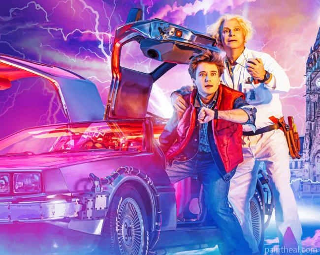 Back To The Future Painting By Numbers Kits