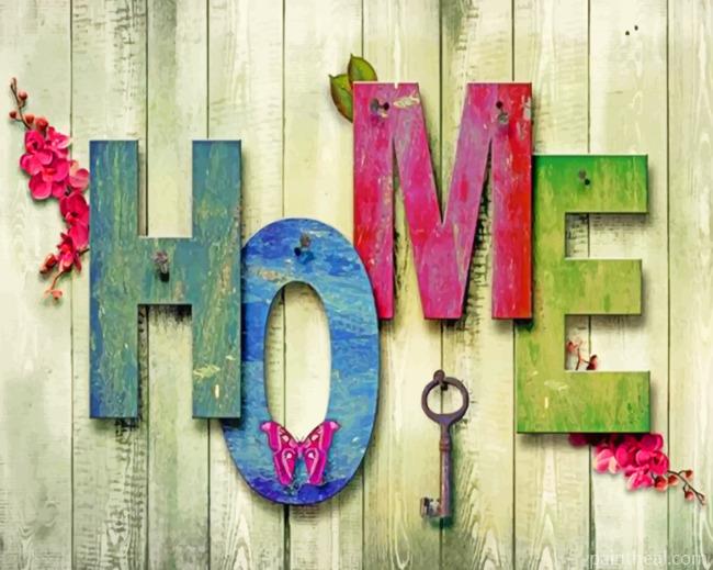 Home Quote Painting By Numbers Kits