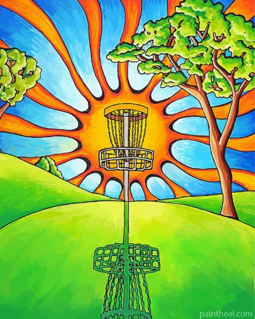 Disc Golf Art Painting By Numbers Kits