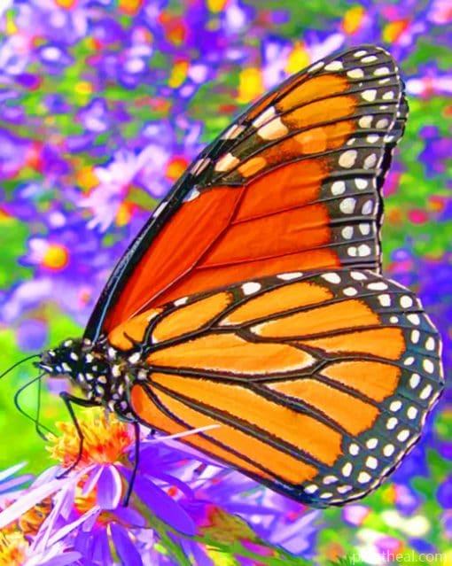Monarch Butterfly – 5D Diamond Painting Painting By Numbers Kits