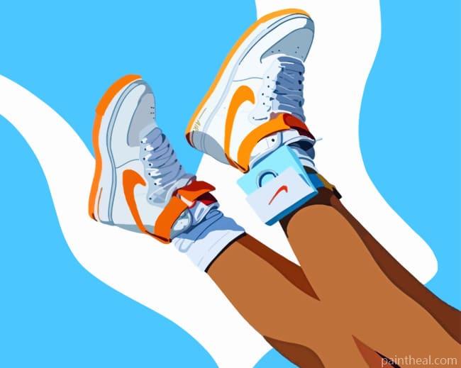 Nike Sneaker – 5D Diamond Painting Painting By Numbers Kits
