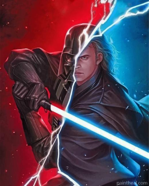 Star Wars Anakin Skywalker Painting By Numbers Kits