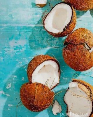 Coconut Fruit Painting By Numbers Kits