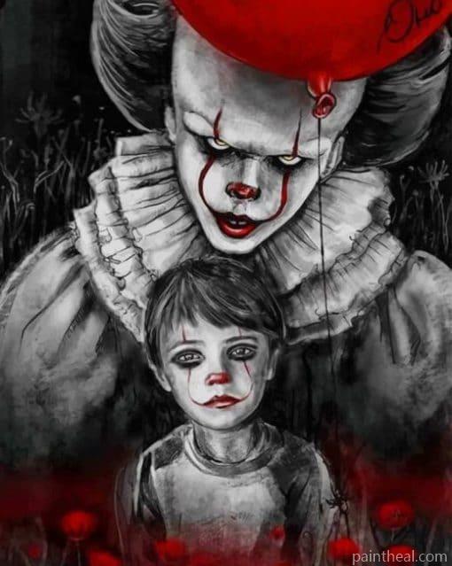 Horror Movie It – 5D Diamond Painting Painting By Numbers Kits