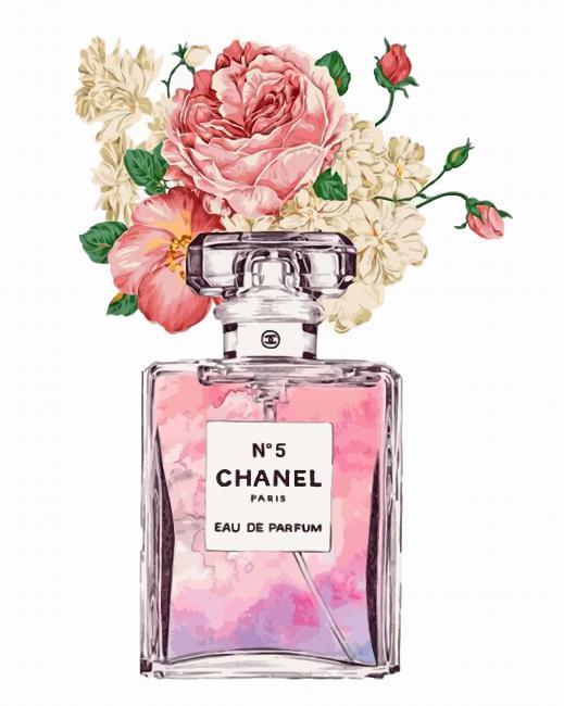 Chanel Perfume Bottle Painting By Numbers Kits