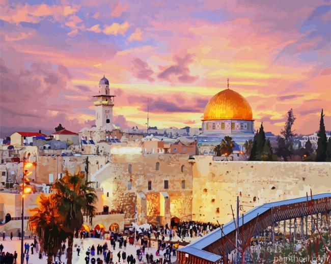 Jerusalem Mosque Painting By Numbers Kits