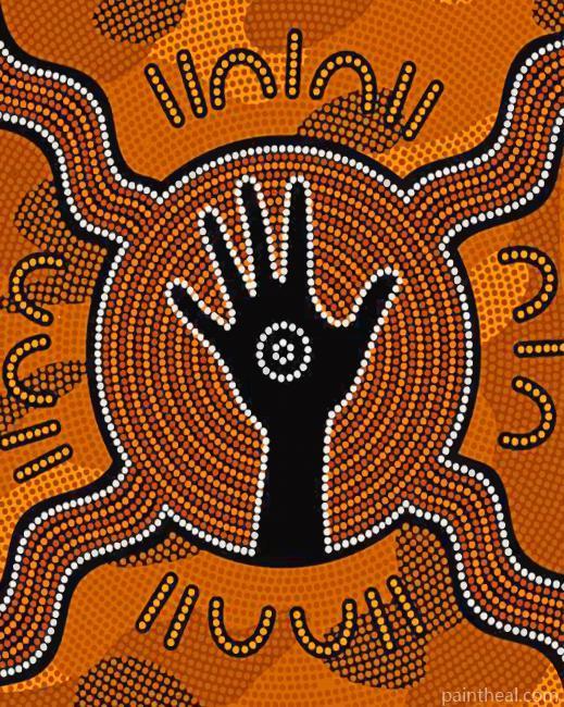 Aboriginal Art Hand Painting By Numbers Kits