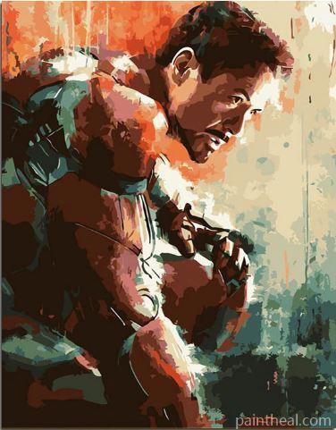 Iron Man Robert – 5D Diamond Painting Painting By Numbers Kits